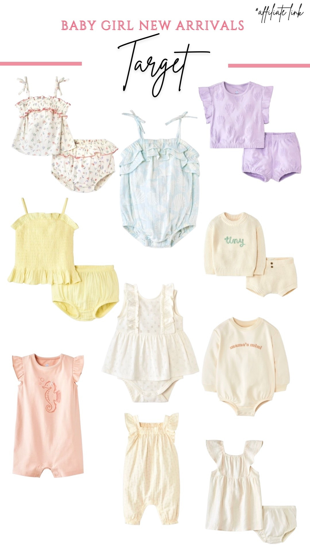 Baby girl clothing new arrivals from Target!

#LTKmomlife
