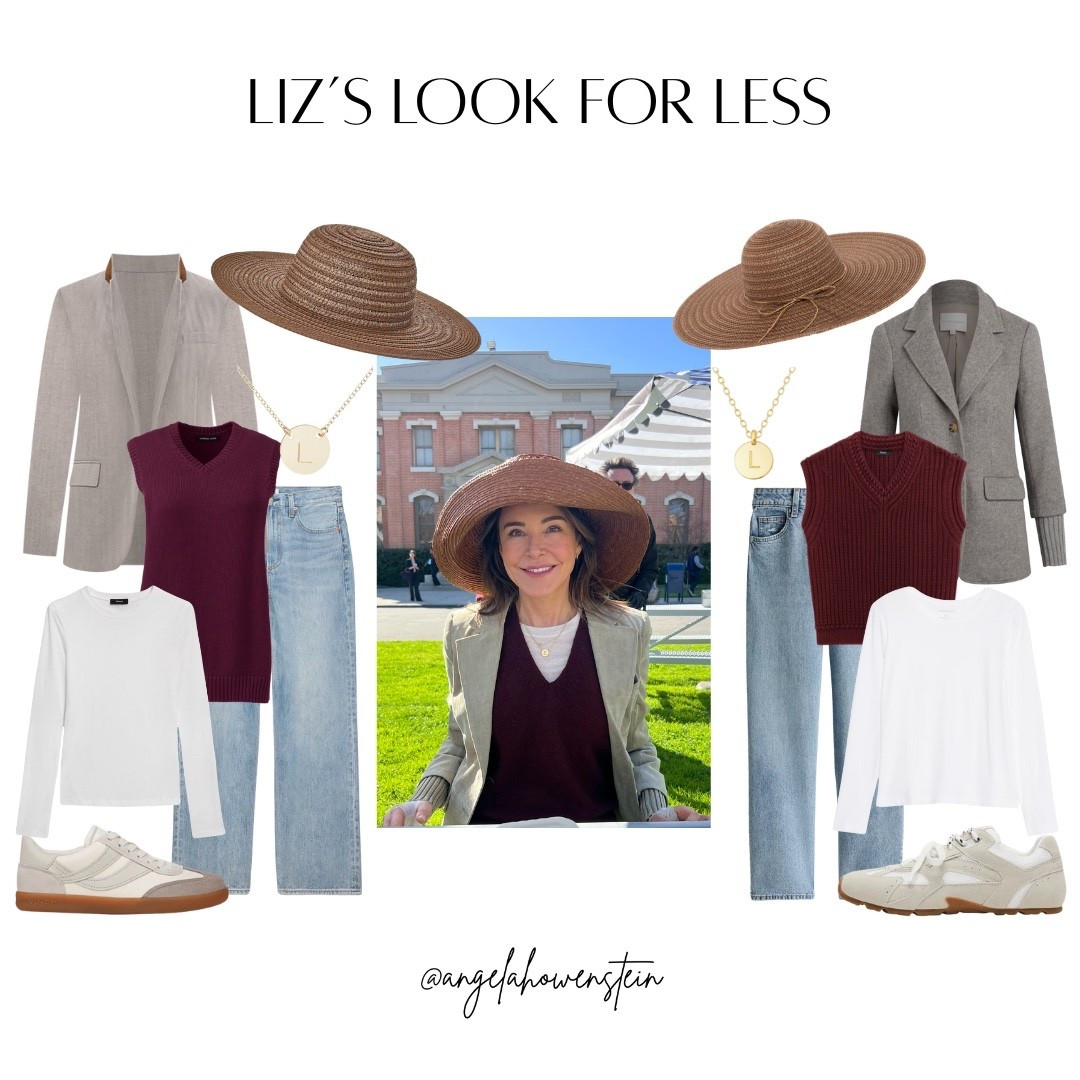 If you love Liz’s style, this one just makes sense. Easy layers, all neutrals, and the kind of pieces you’re probably already wearing on repeat anyway. It looks pulled together without trying too hard. Just throw it on, grab your bag, and you’re out the door.



#LTKootd #LTKOver40 #LTKstorytime