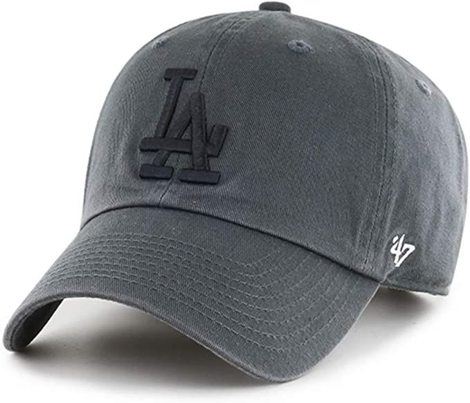 '47 Los Angeles Dodgers Clean Up Charcoal Adjustable Dad Cap | Amazon (US)