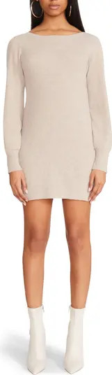 You Got This Ribbed Long Sleeve Mini Sweater Dress | Nordstrom
