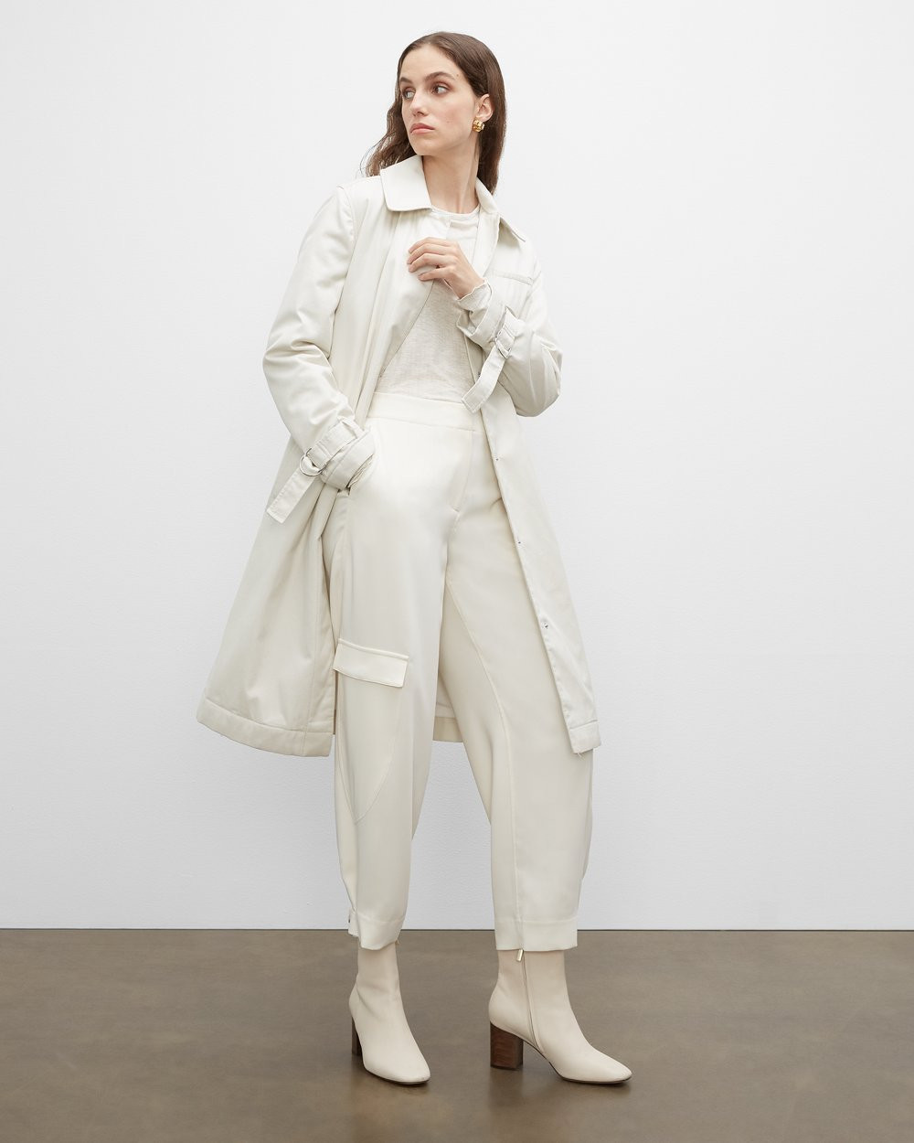 Washed Padded Trench Coat | Club Monaco (Global)