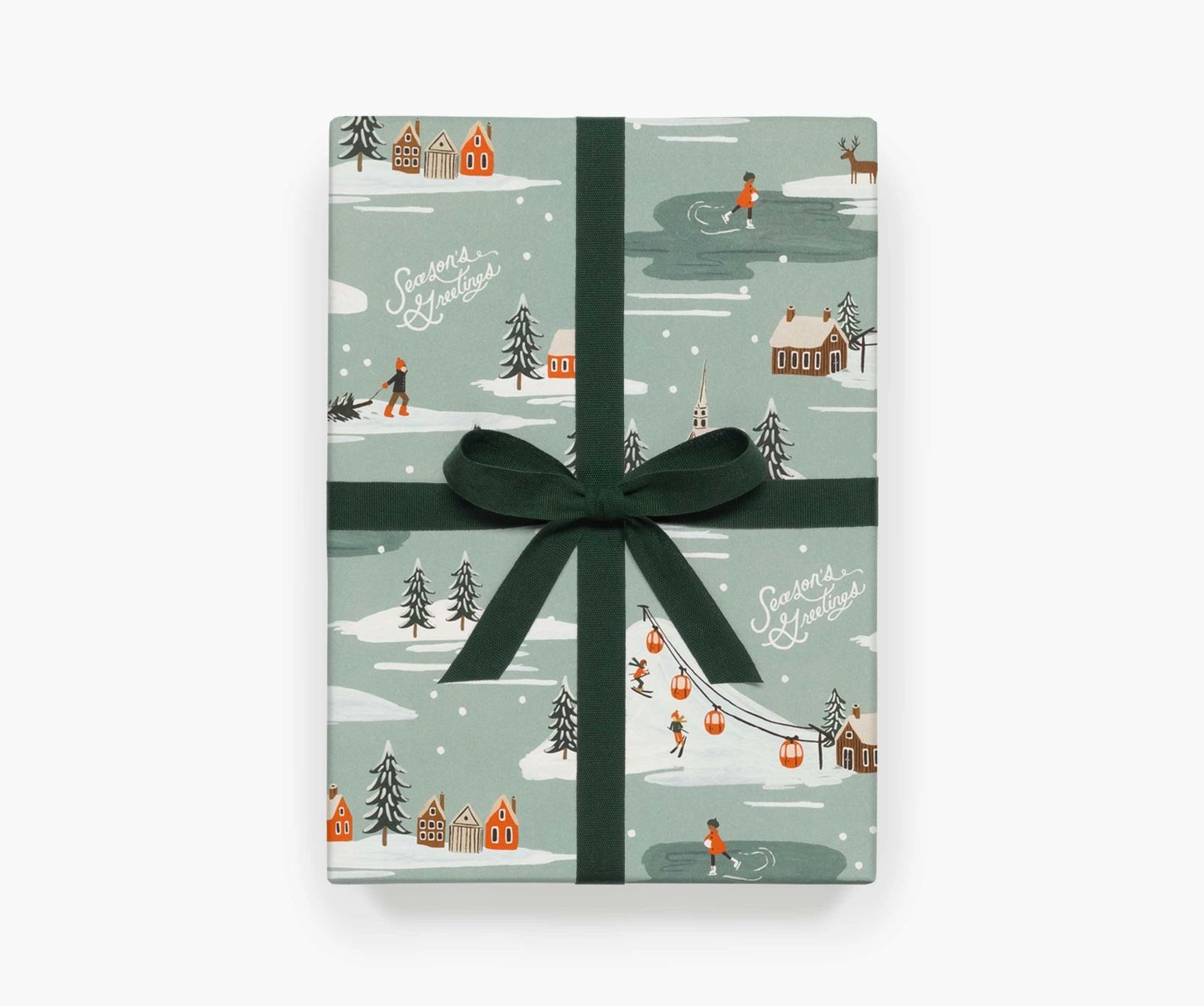 Holiday Snow Scene Wrapping Sheets | Rifle Paper Co.