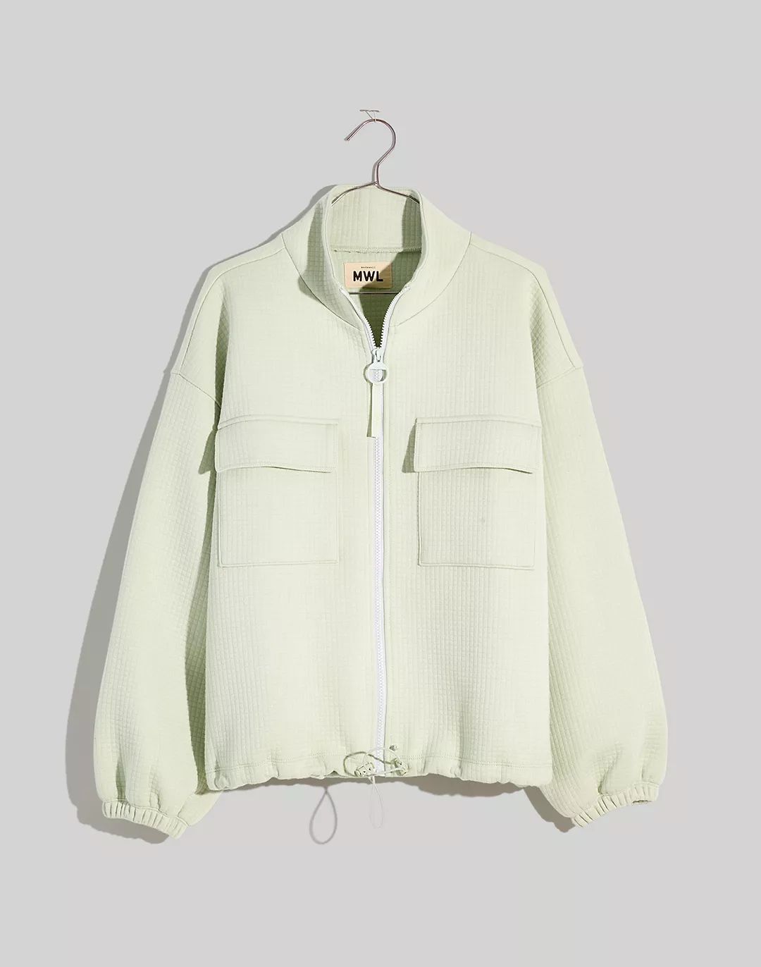 MWL Quilted Jacquard Zip Jacket | Madewell