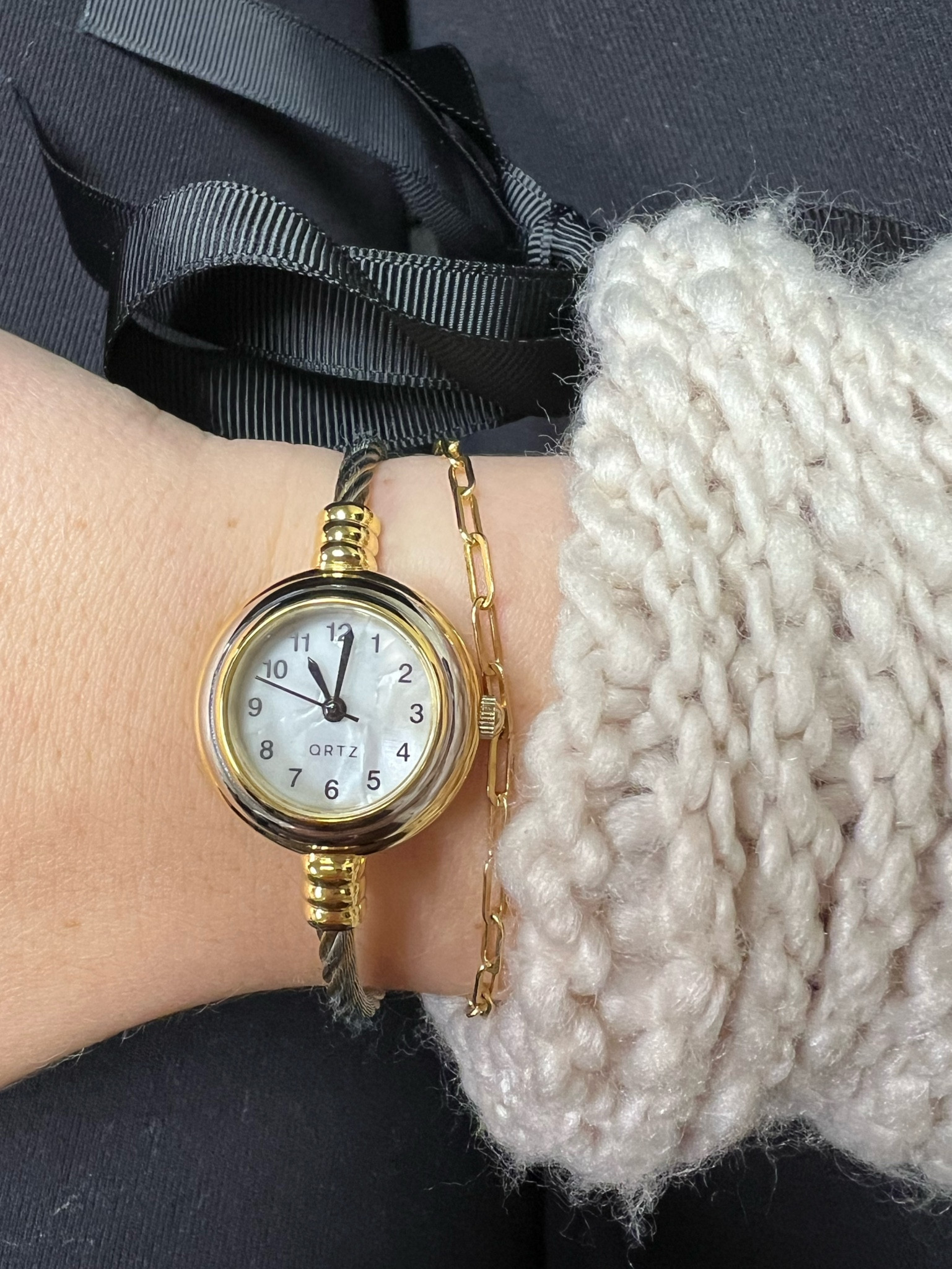 Cutest vintage style watch from Altar’d State! Part of my everyday stack now perfect for any size wrist especially smaller!

#LTKGiftGuide #LTKstyletip #LTKHolidaySale