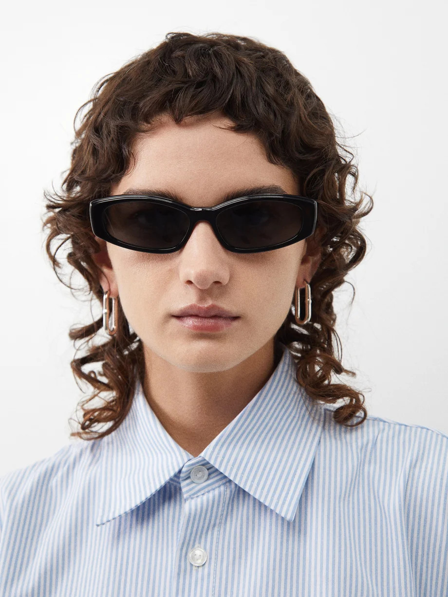 Oval acetate sunglasses | Matches (UK)