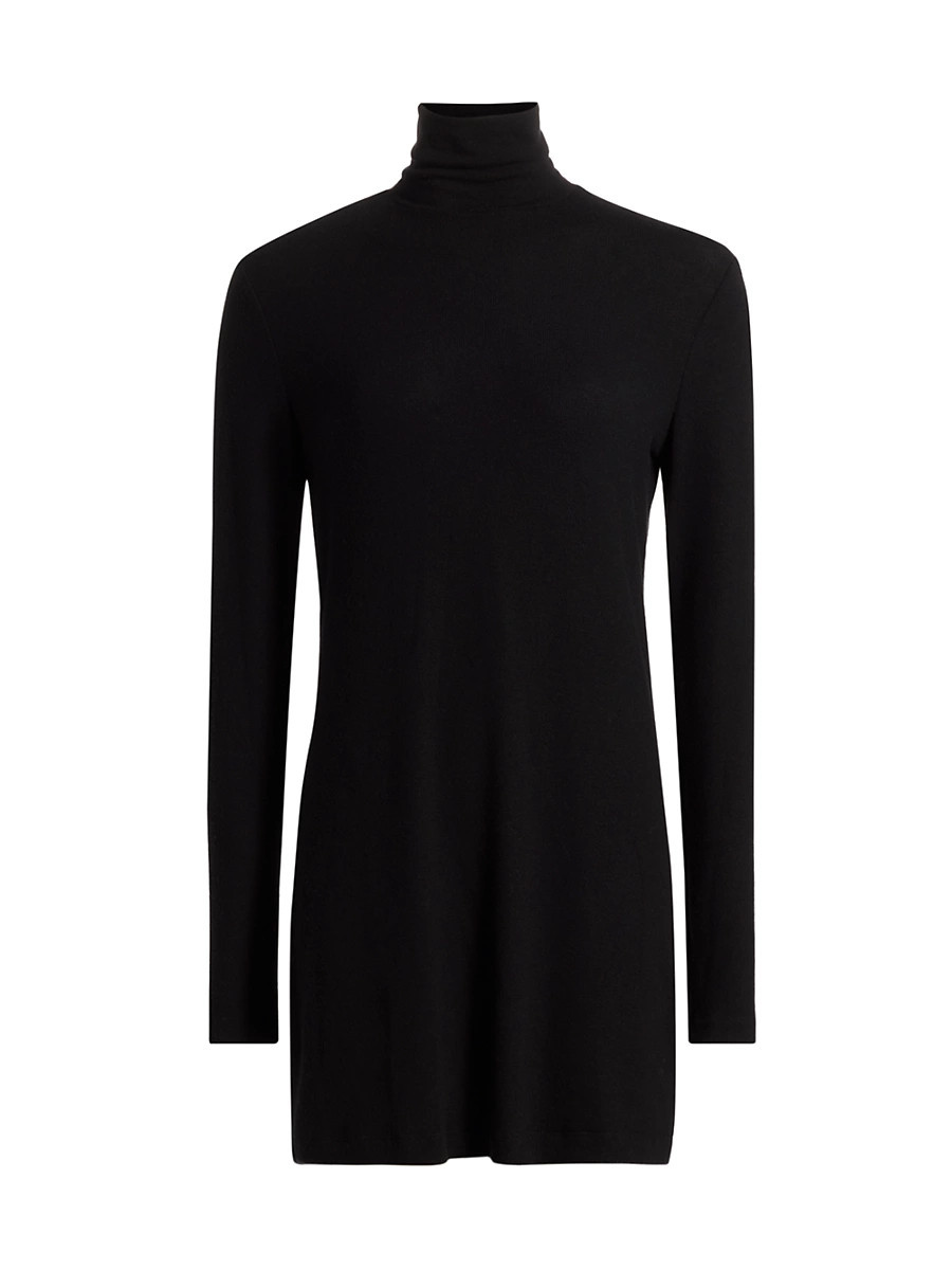 Women's Lauren Knit Turtleneck Minidress - Black - Size Small | Saks Fifth Avenue
