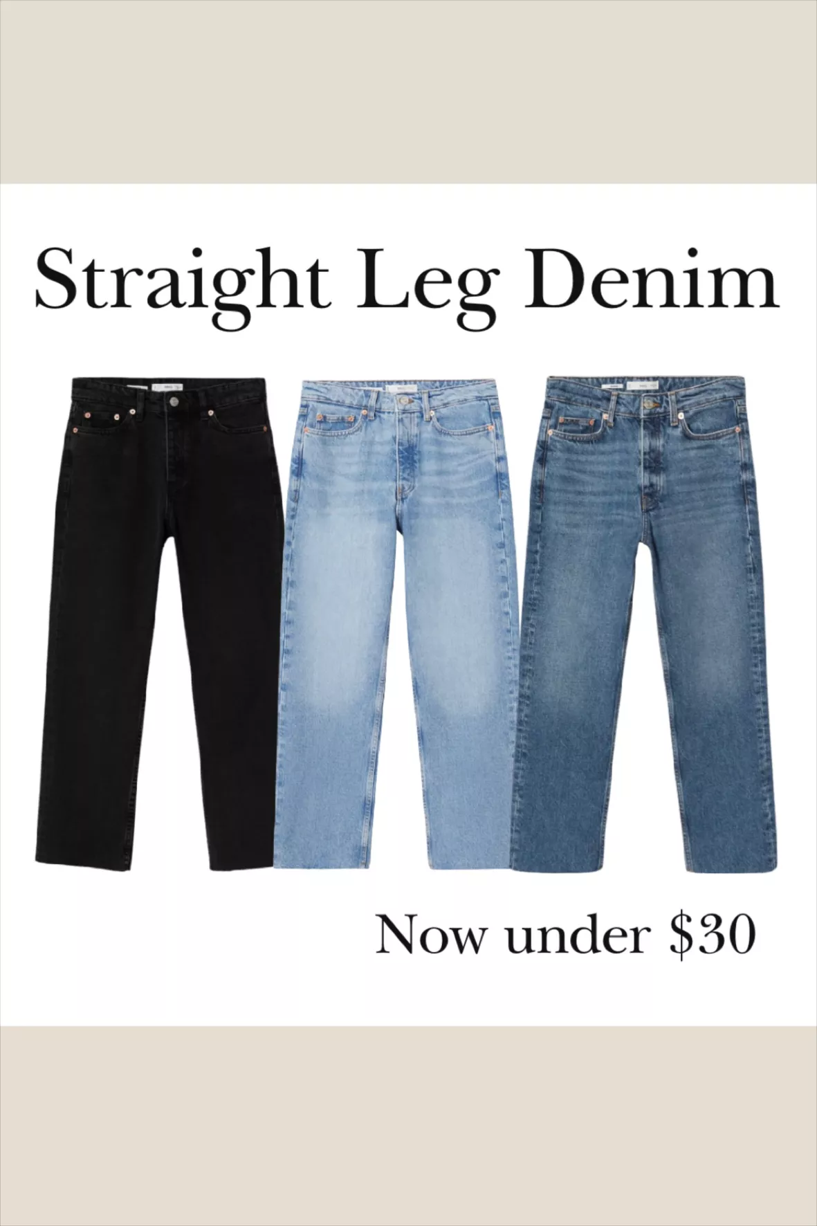 Search: cropped LTK (96) curated straight on jeans