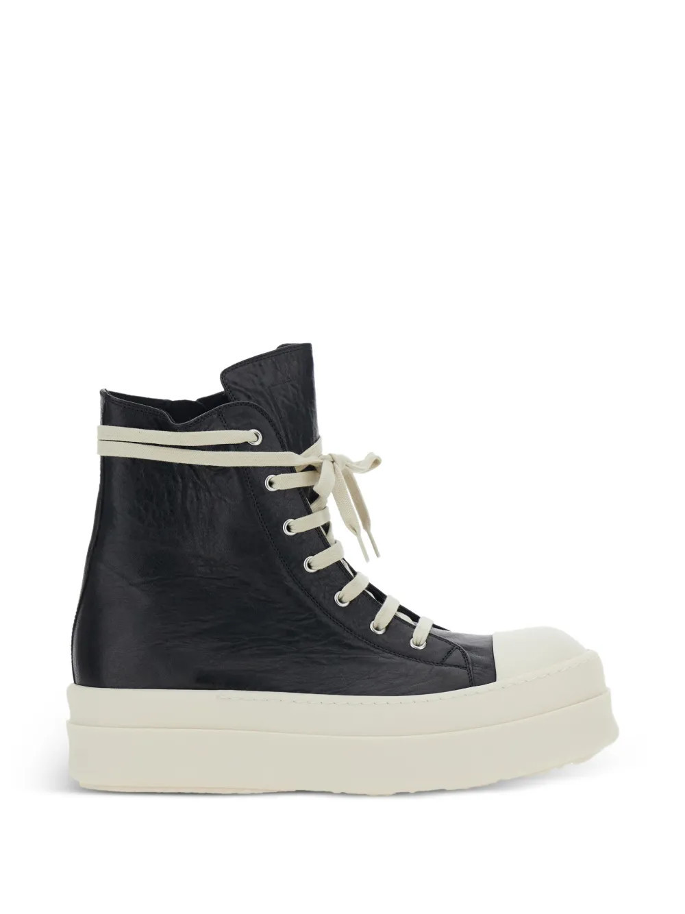 Rick Owens lace-up platform sneakers - Black | Farfetch Global
