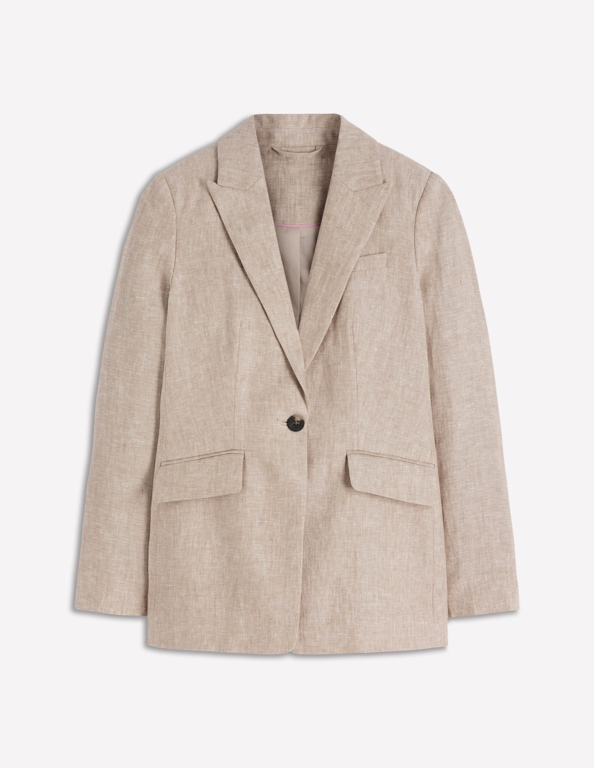 Woodbridge Linen Blazer-Amphora, Chambray | Boden (US)