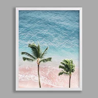 Minted® Island Palms 1 Framed Art by Kamala Nahas | Pottery Barn Teen