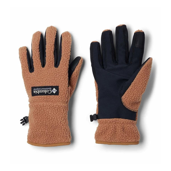 Women's Columbia Helvetia II Sherpa Gloves Medium Camel Brown | Scheels