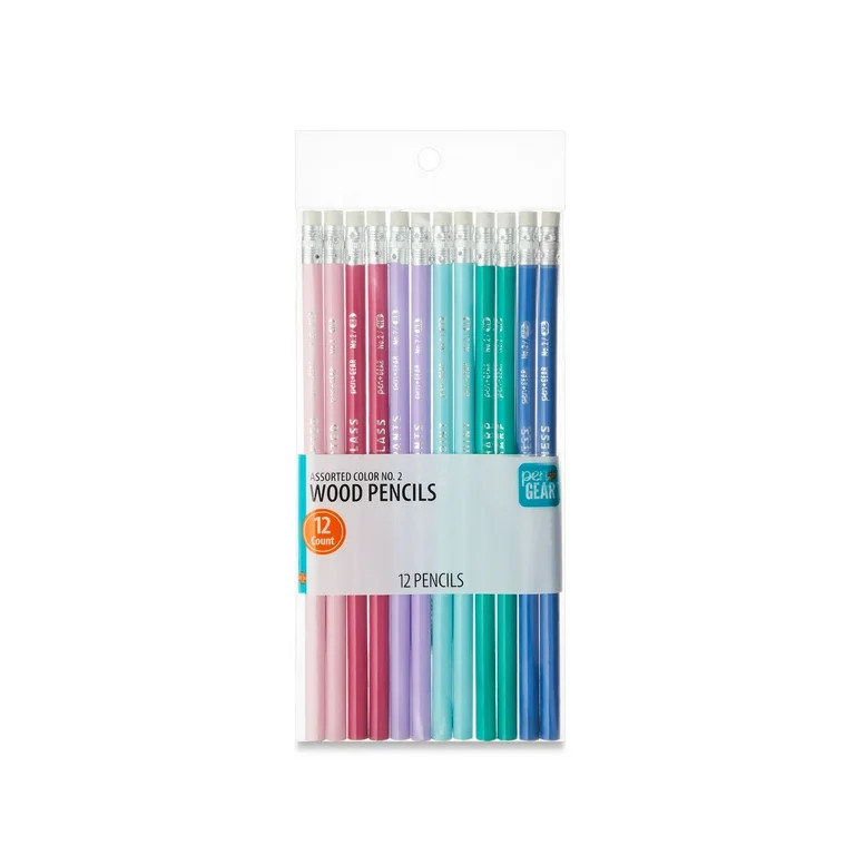 Pen+Gear #2 HB Unsharpened Pencils, 12 Count – Motivational Quotes, Assorted Colors | Walmart (US)