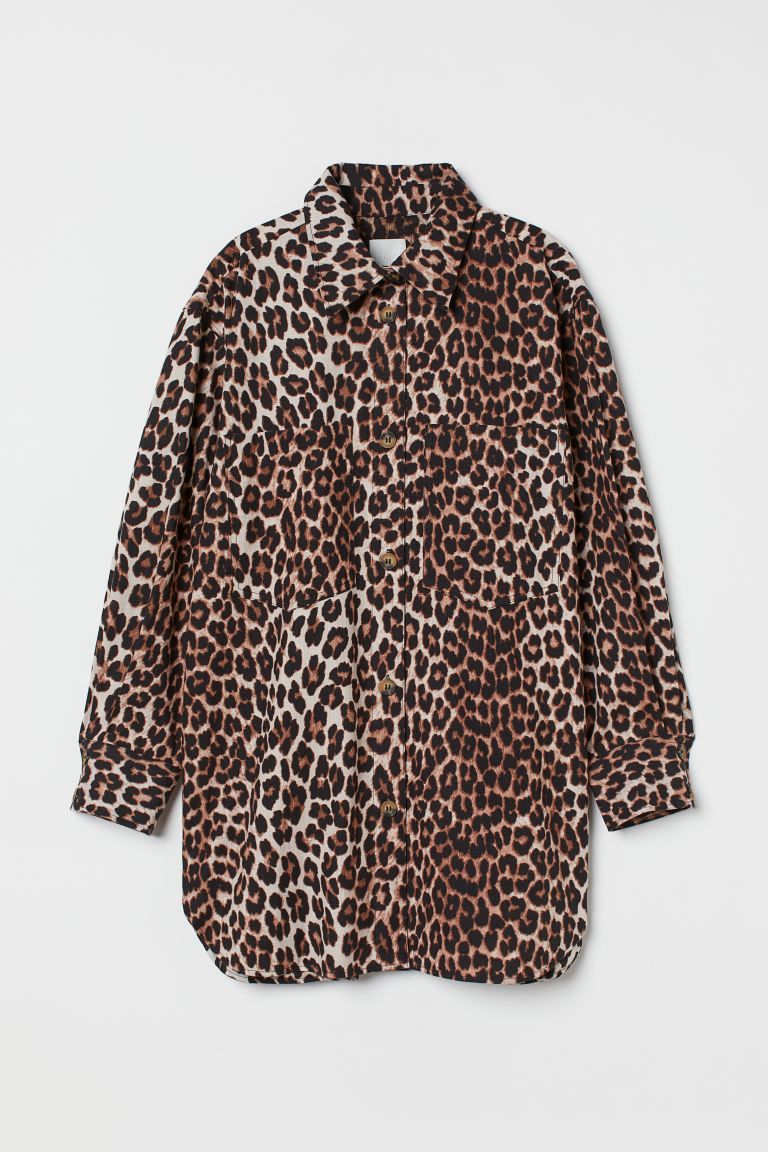 Oversized Cotton Shirt Jacket | H&M (US)