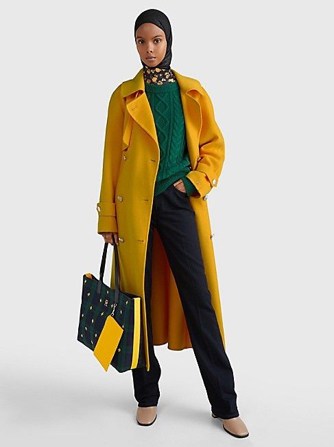 Wool Maxi Trench Coat | Tommy Hilfiger (US)