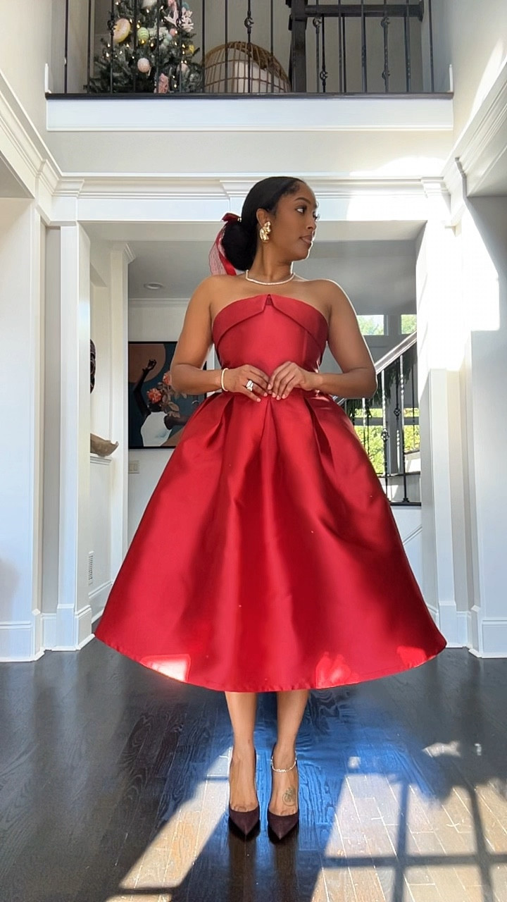 Red holiday dresses for all your holiday festivities. ❤️🌹 

#LTKParties #LTKSeasonal #LTKHoliday