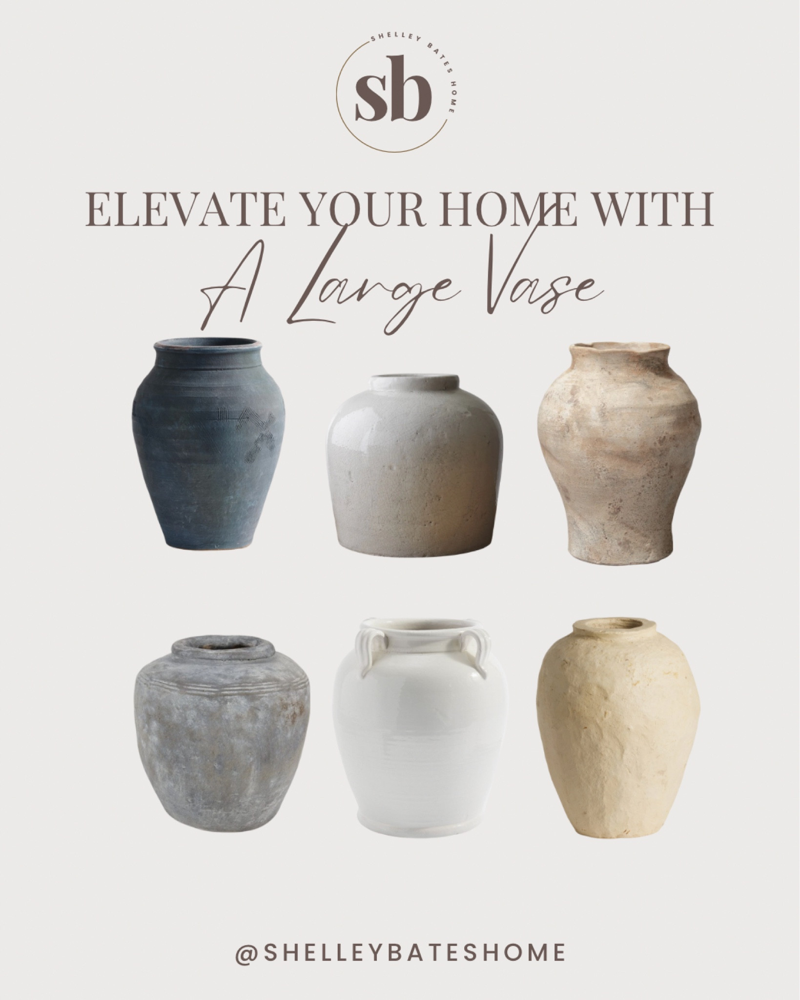 An easy way to instantly elevate your space and give it a designer look is by incorporating a large vase with realistic florals. It adds height, texture, and a polished feel to any room. I've rounded up a few of my favorite large vases! 

home decor, large vases, designer home, floral arrangements, realistic florals, modern decor, timeless style, home styling, interior design, budget-friendly decor, coffee table styling, console table decor, elegant home, neutral home decor, vase styling

#LTKSaleAlert #LTKSpringSale #LTKHome