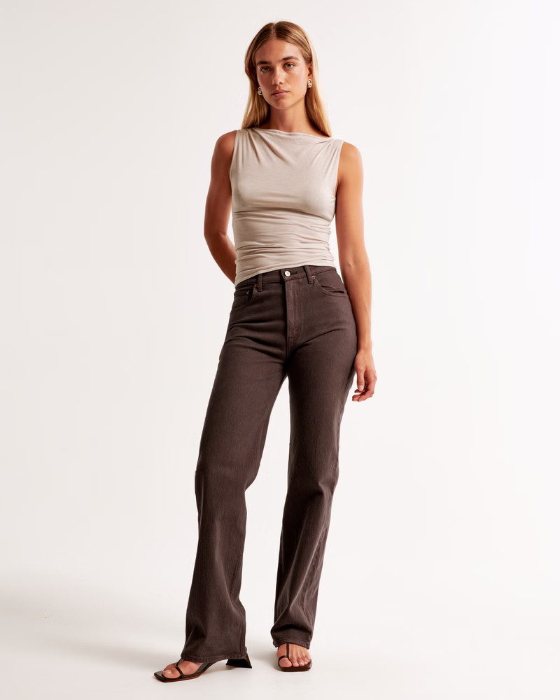 Women's High Rise 90s Relaxed Jean | Women's Bottoms | Abercrombie.com | Abercrombie & Fitch (US)