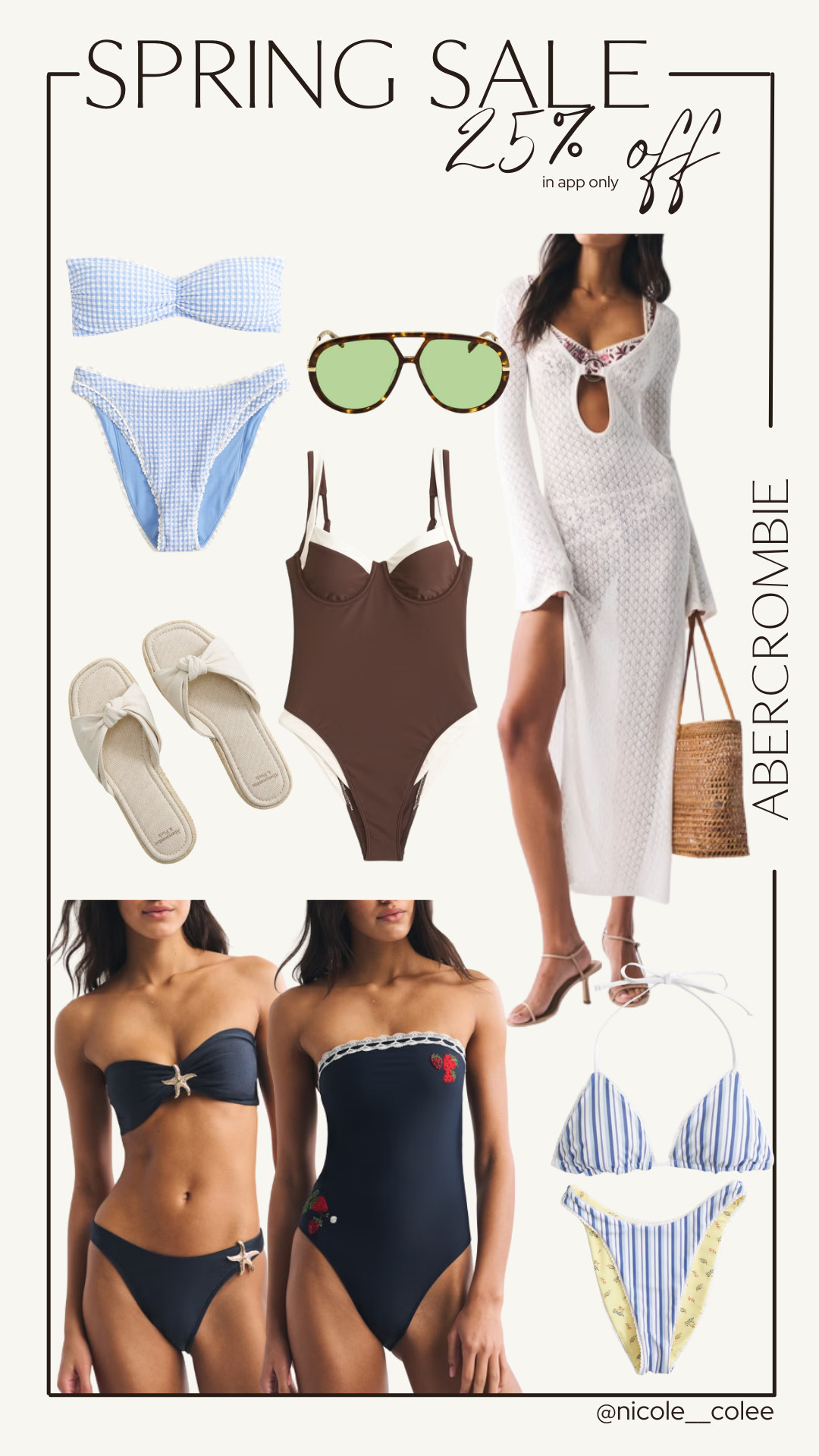 Abercrombie Spring Sale is on - use code AFLTK in the app to save 25% off sitewide.

Nicole Colee, Spring Sale, Spring Break 

 #LTKSpringSale #LTKgrwm #LTKSwim