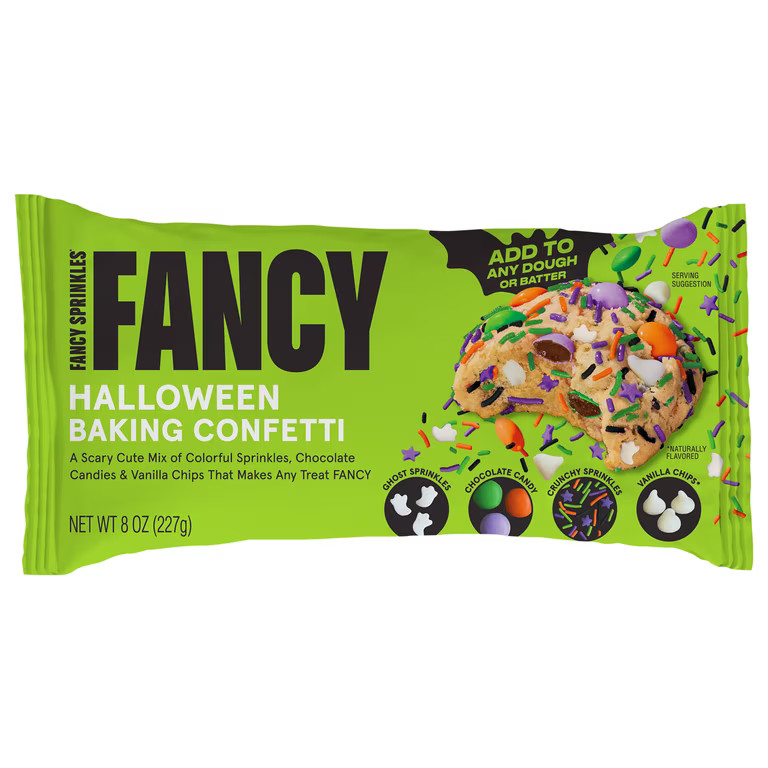 Fancy Sprinkles Halloween Baking Confetti with Sprinkles and Chocolate Candy Pieces, 8 oz Bag | Walmart (US)