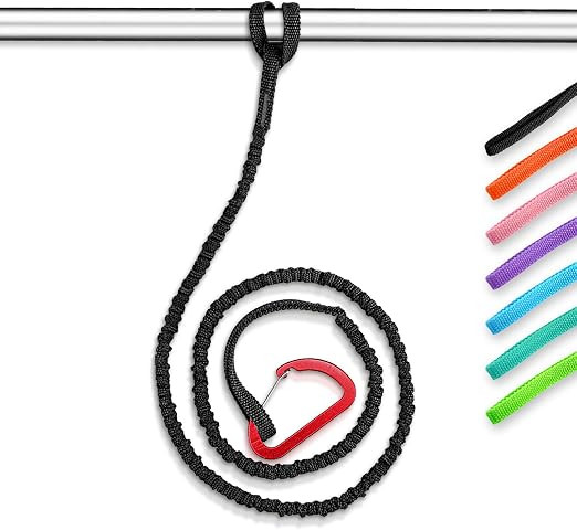 OCEANBROAD Kayak Paddle Leash Stretchable Strap Lanyard Rope for SUP Kayaking Boating Canoeing Fi... | Amazon (US)
