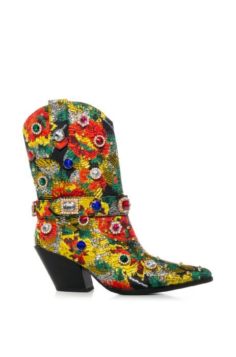 AZALEA WANG BROCADE MULTI WESTERN BOOTIE | AKIRA