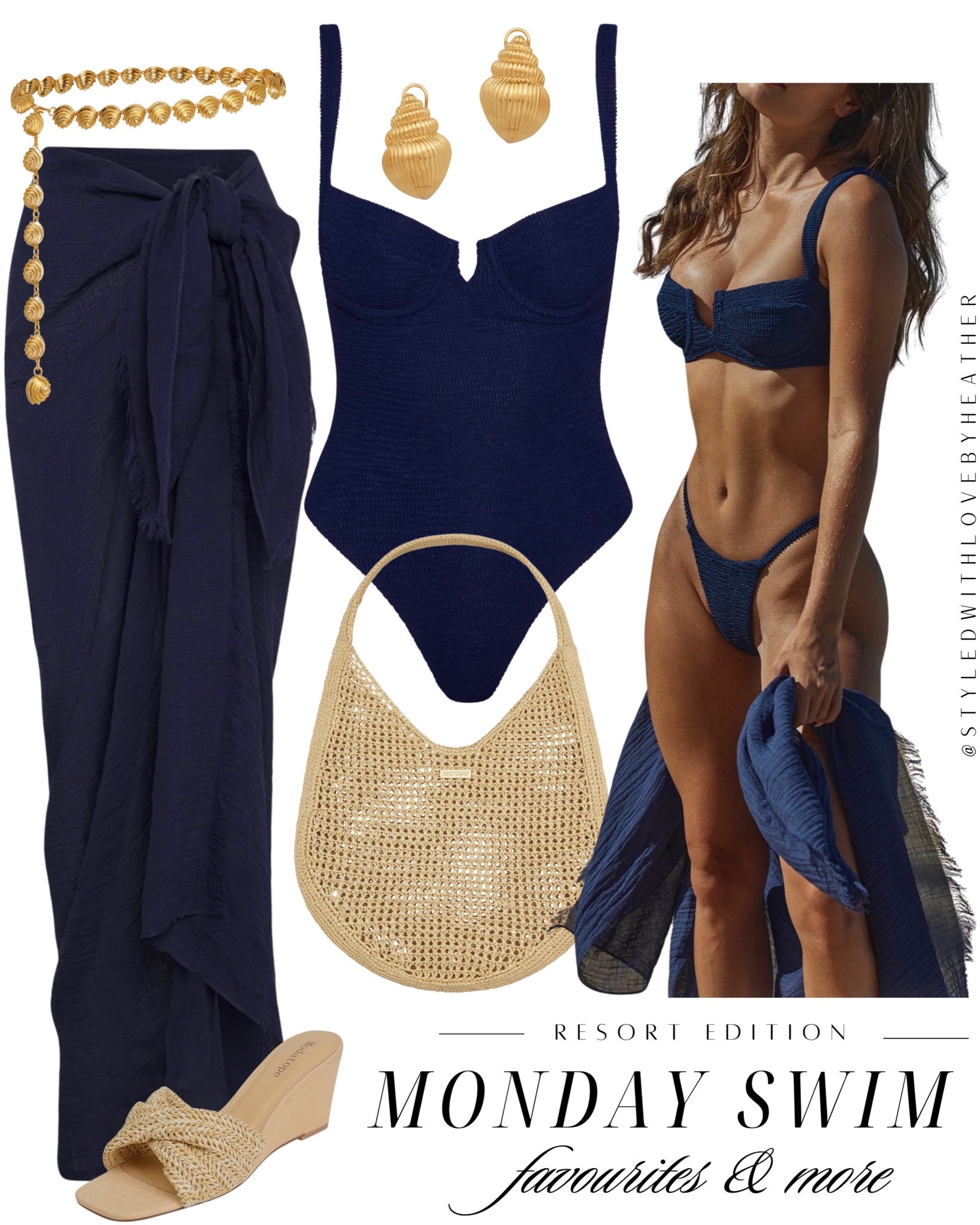  💙 Resort Swimwear Edit — Elevated Vacation Style 💙
Chic, timeless, and made for your next getaway. This navy one-piece swimsuit paired with a matching sarong, gold statement jewelry, woven shoulder bag, and neutral slide sandals is the ultimate luxury resort outfit.

If you’re searching for designer swimwear, high-end one-piece swimsuits, or classy beach vacation outfits, this look is effortless, flattering, and elegant. Perfect for poolside lounging, tropical vacations, honeymoon style, or a European summer aesthetic.

✨ Shop this resort-ready swim look on LTK
Save for your next beach trip 🌊☀️

 

#LTKTravel #LTKootd #LTKSwim