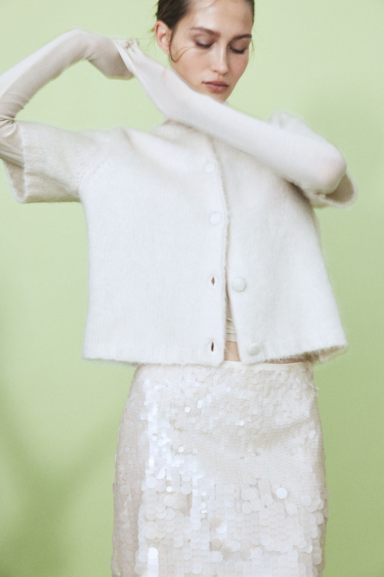 Mohair-Blend Cardigan | H&M (US + CA)