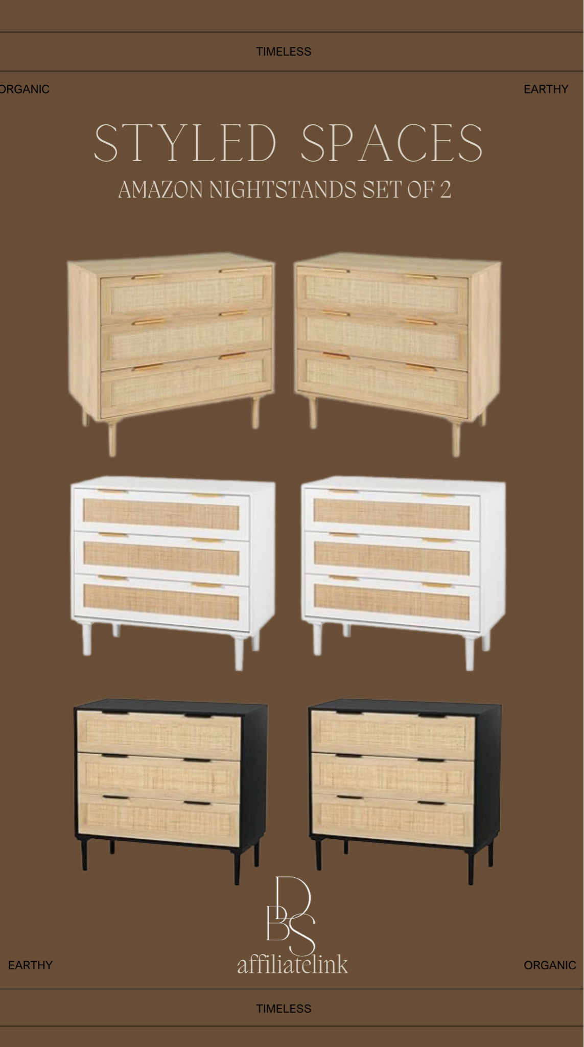 Amazon nightstands set of 2 multiple colors! 🫶🏼

Amazon home, Amazon finds, nightstands, home decor, bedroom finds, oak nightstands 

#LTKSummerSales #LTKHome