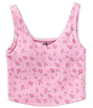 GB Active Big Girls Floral Print Tank Top | Dillard's | Dillard's