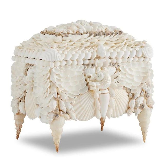 White Shell Jewel Box | Cailini Coastal