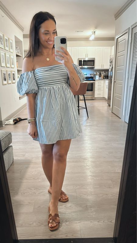 The cutest little romper dress from Abercrombie! 

#LTKfindsunder100 #LTKsalealert #LTKstyletip