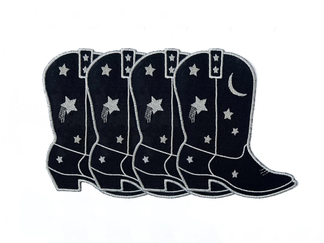 Cowboy Boot Cocktail Napkin, Cocktail Napkin, Texas Cocktail Napkin, Cowboy Boots, Bar Napkins, L... | Etsy (US)