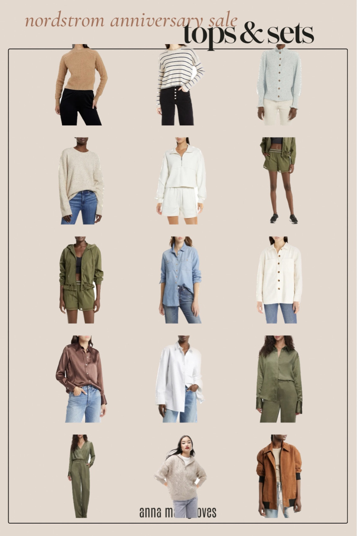 Some great Anniversary Sale tops and sets - especially excited to receive the good American satin set! #Nsale

#LTKxNSale
