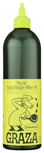Graza Sizzle Extra Virgin Olive Oil, No Hydrogenated Fats, 750 ML (Pack of 6) | Amazon (US)