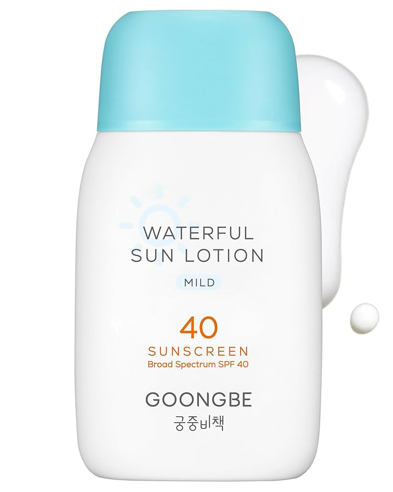 Waterful Sun Lotion Mild SPF 40 - Zinc Oxide Water Resistant Mineral Sunscreen for Babies, Kids &... | Amazon (US)