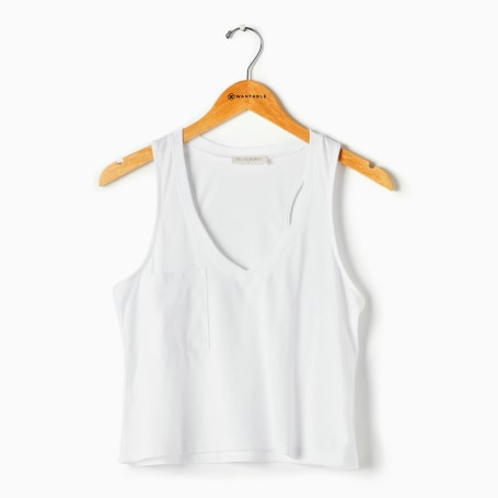 Del Mar Tank in White | Wantable