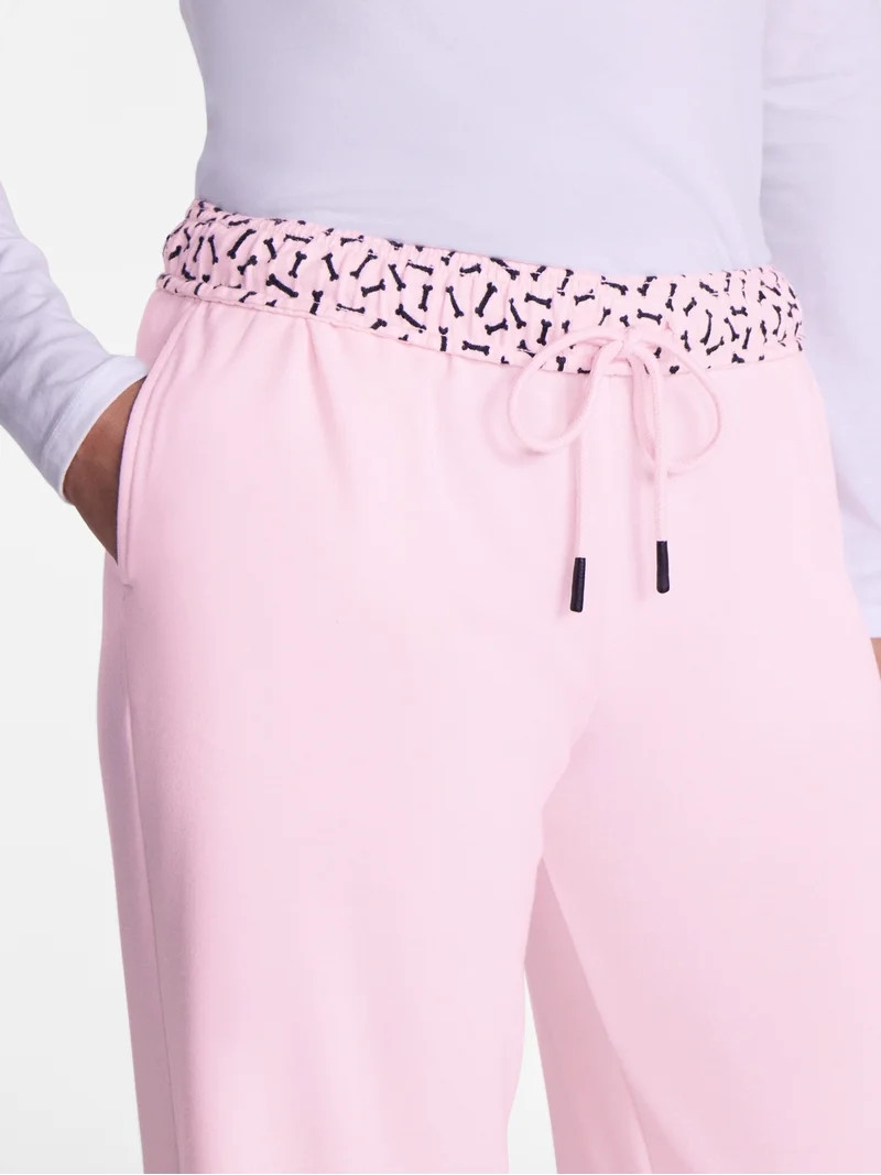 Women\u2019s Halloween Printed Foldover Waistband French Terry Lounge Pants, 29" Inseam, Sizes XS... | Walmart (US)