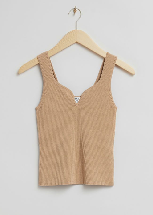 Sweetheart-Neck Tank Top | & Other Stories US