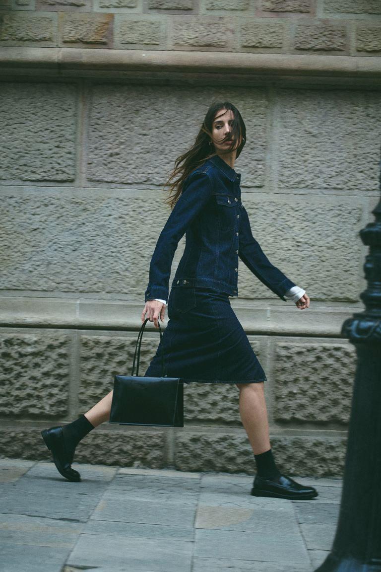Jupe crayon en denim | H&M (FR, IT, ES, PT, BE)
