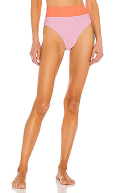 Lovers and Friends Daytona High Waist Bottom in Pink & Orange from Revolve.com | Revolve Clothing (Global)