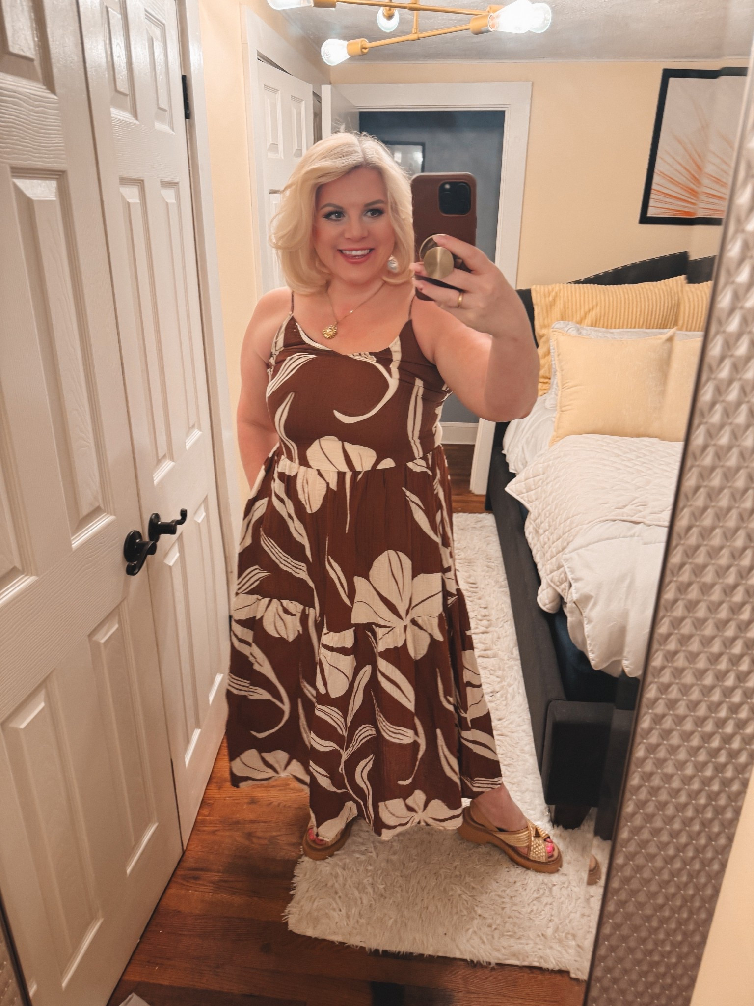 You won't believe how affordable this dress is.
It looks like it's from Anthropologie. It's not, it's from Target! Currently on sale for $24.50!
Tiered Maxi Dress . Made of dobby fabric, this sleeveless maxi dress keeps you in breathable comfort all day long. It's fashioned with a V-neckline and back along with tiered skirt to add pretty movement to your look. Designed with adjustable straps to help you find the right fit, the dress also has a side inseam pocket for a functional finishing touch.

Easter dress, spring dress, affordable, summer dress, vacation outfits 

#LTKMidsize #LTKTravel #LTKFestival