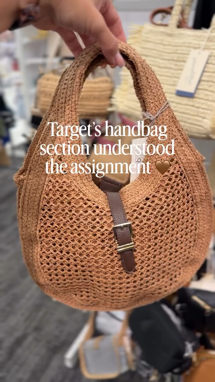 Target’s handbag section is making it very difficult to stick to a budget 🤎

From beach days to vacations to everyday summer outfits, these woven bags are giving designer-inspired vibes without the designer price tag.

#TargetFinds #TargetStyle #SummerAccessories #HandbagFinds #AffordableStyle