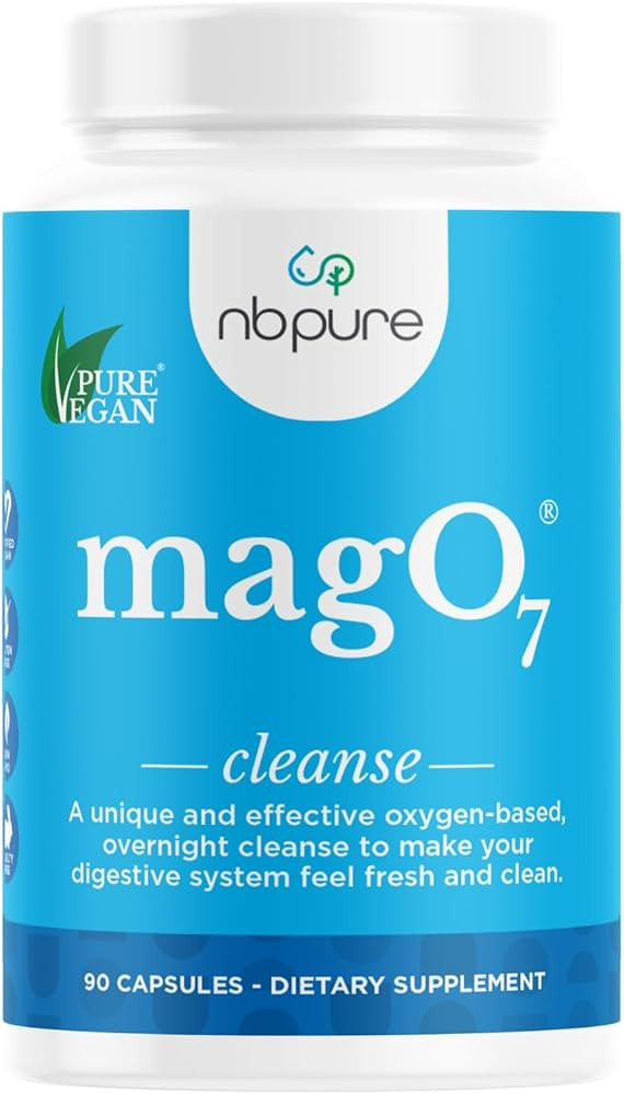 nbpure MagO7 - Natural Colon Cleanse & Detox - Occasional Constipation Relief, Stool Softening, &... | Amazon (US)
