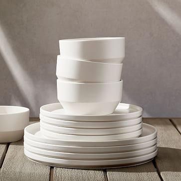 Modern Melamine Dinnerware (Set of 12) | West Elm (US)