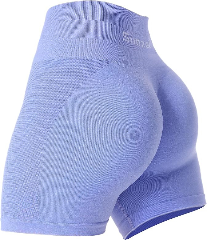 Sunzel Butt Scrunch Seamless Shorts, Womens 5 Inch Workout Shorts High Waist Stretch Booty Short for | Amazon (CA)