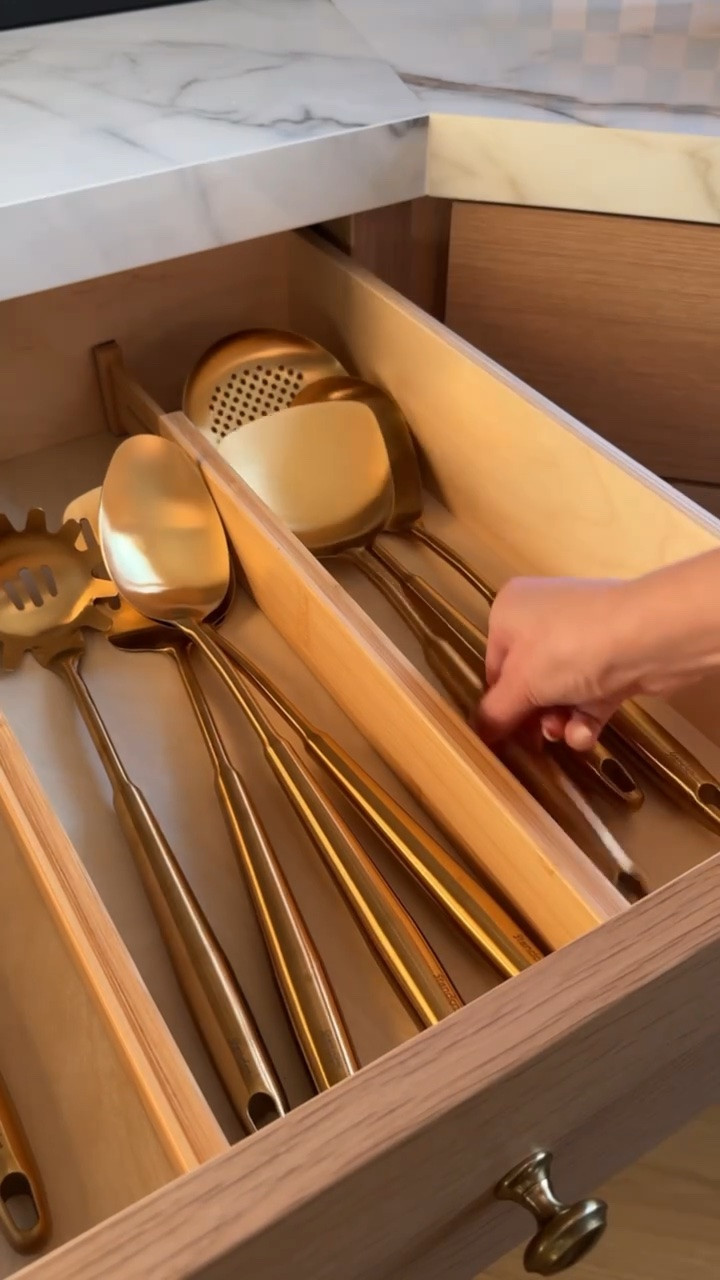These drawer dividers are one of my favorite organization hacks! ✨ Adjustable, easy to install, and they instantly make every drawer look neat and put together 🤎

#LTKU #LTKHome