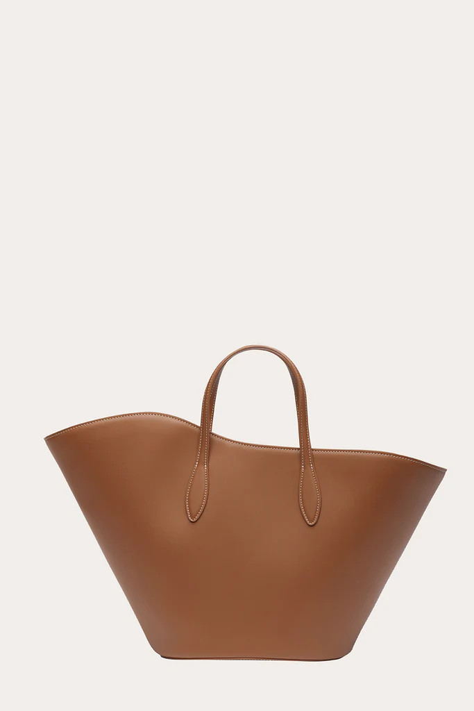 Open Tulip Tote Medium Chestnut | LITTLE LIFFNER
