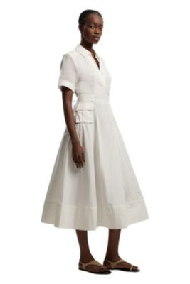Women's Utility Short Sleeve Midi Dress | Macy's