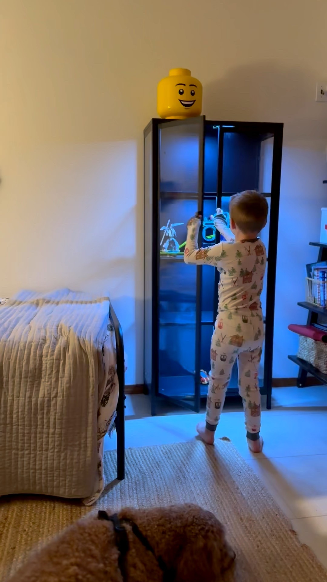 Lego Display Cabinet with motion sensor  lights!! This was his top request for Christmas! 

#LTKGiftGuide #LTKmomlife #LTKHoliday