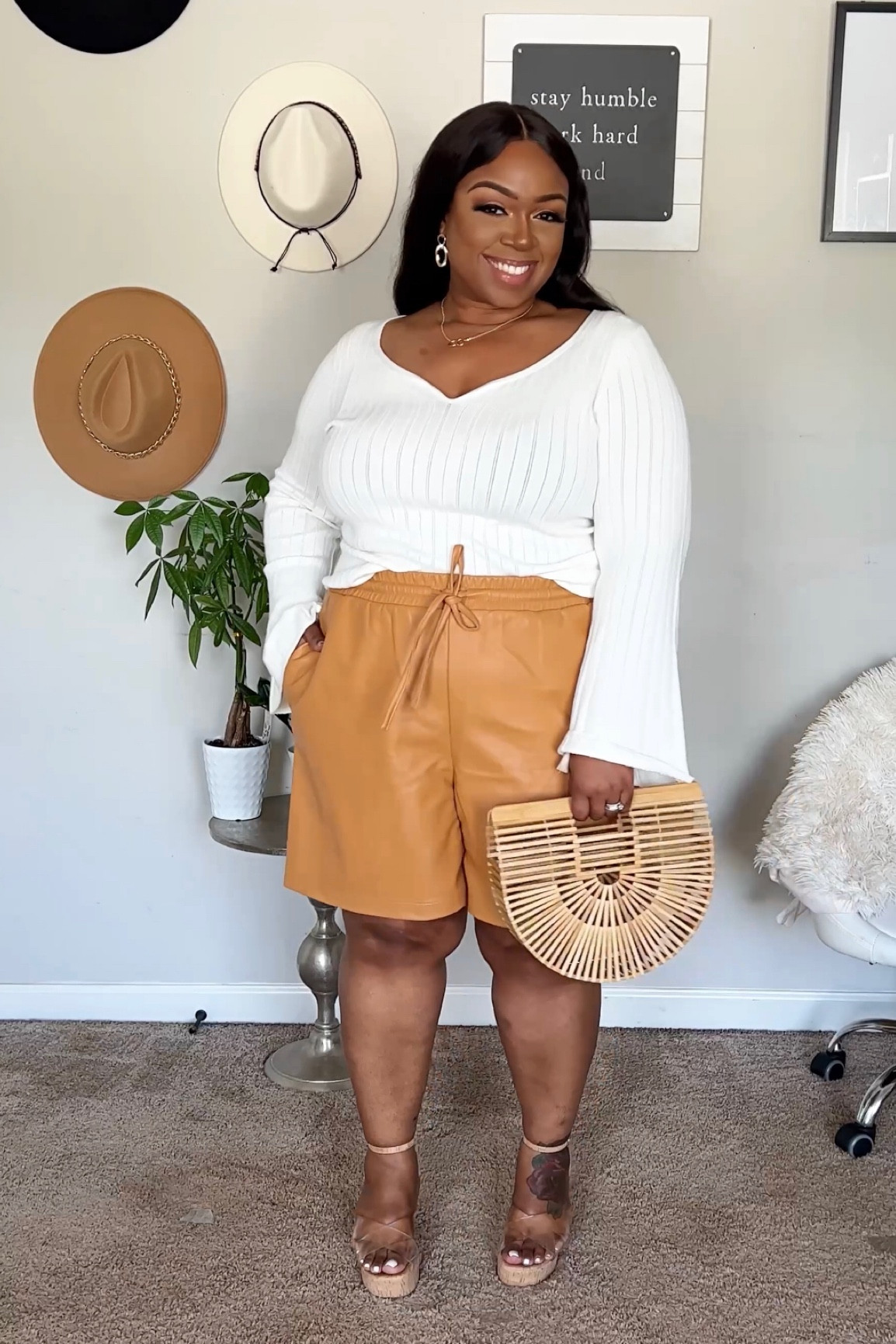 Plus Size Neutral Summer Outfits Plus Size OOTD, 45% OFF